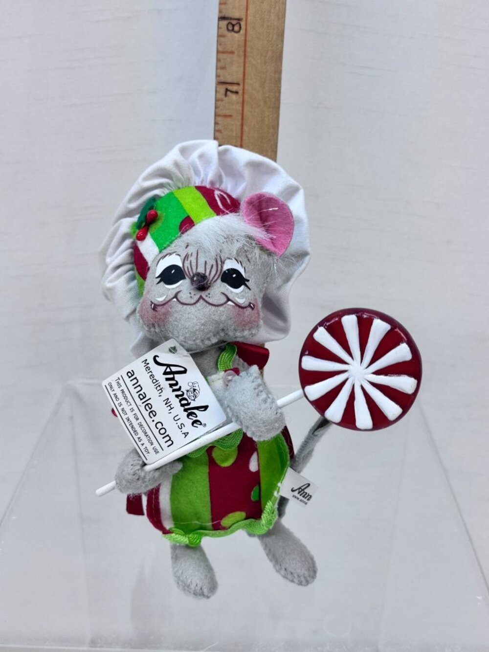 Annalee Dolls 2012 Lollipop Chef Mouse-All tags
